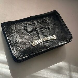 Chrome Hearts Cross Leather Wallet